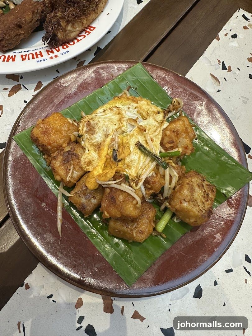 Fried Turnip Cake with Egg