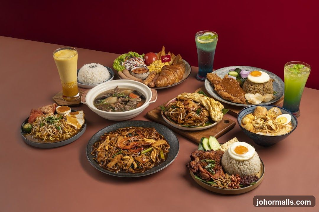 Assortment of Malaysian Dishes