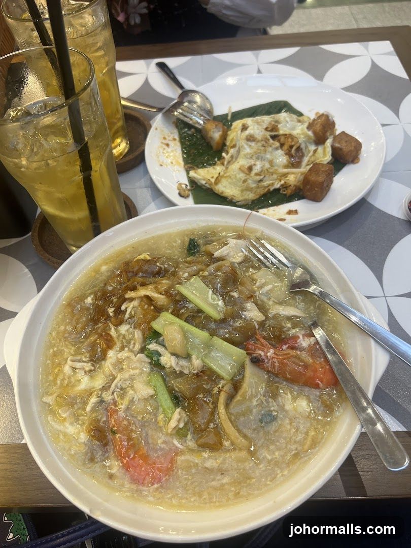 Dishes and Drinks on a Table