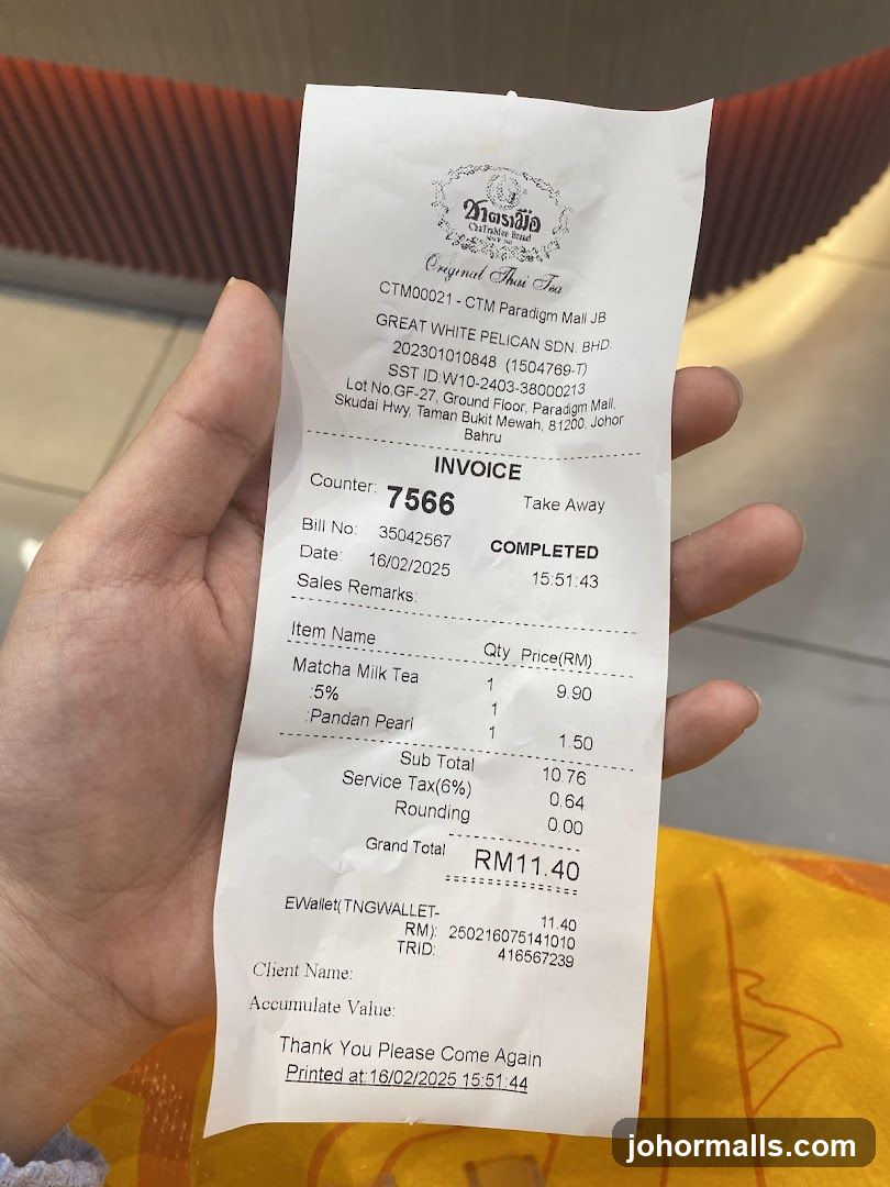 Receipt