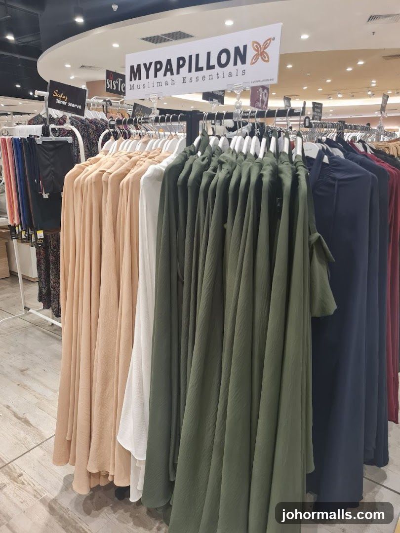 Muslimah Essentials Clothing Display
