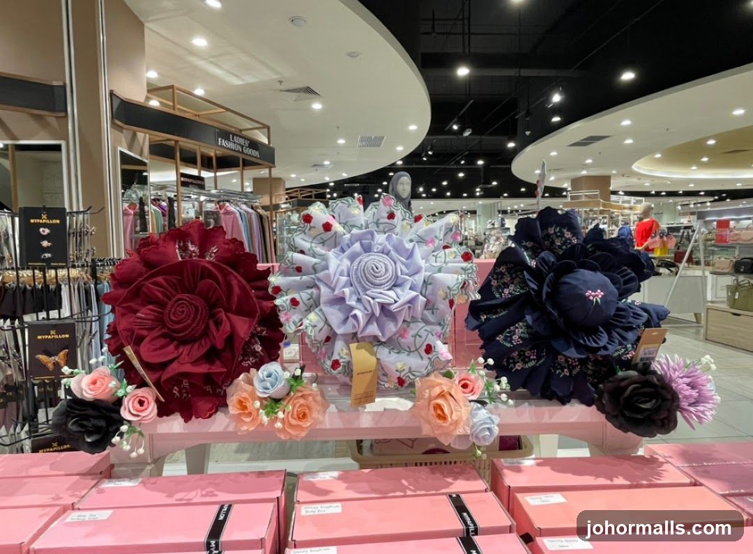 Decorative Flower Pillows and Boxes