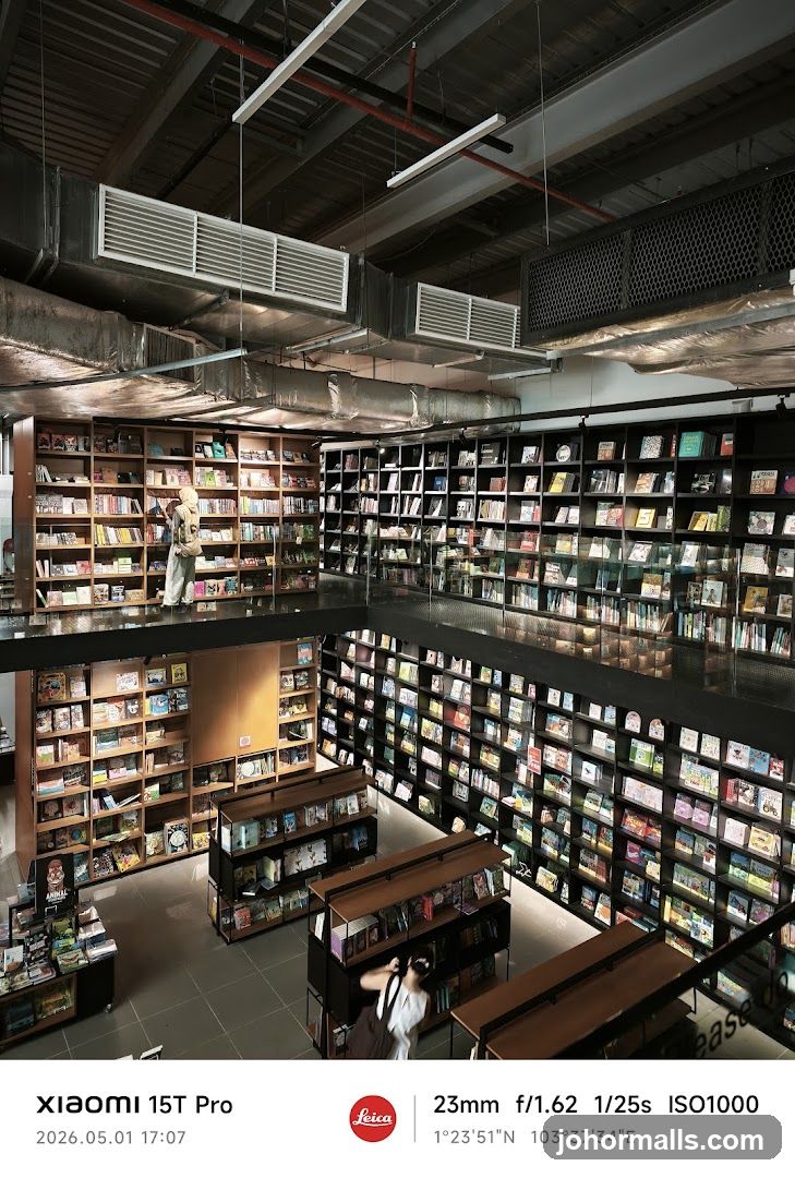 Interior of a bookstore