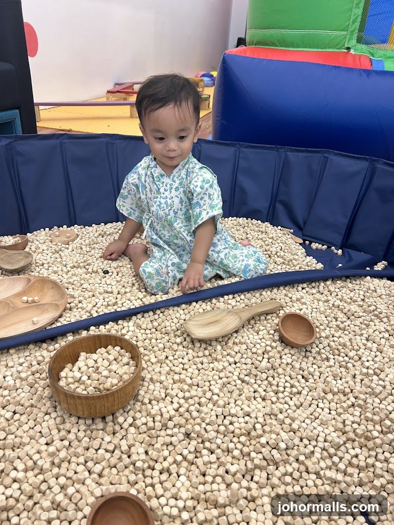 Toddler in a Ball Pit