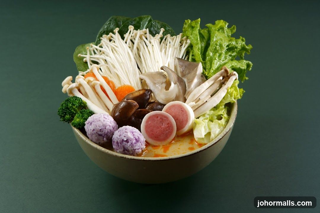Vegetable and Mushroom Hot Pot