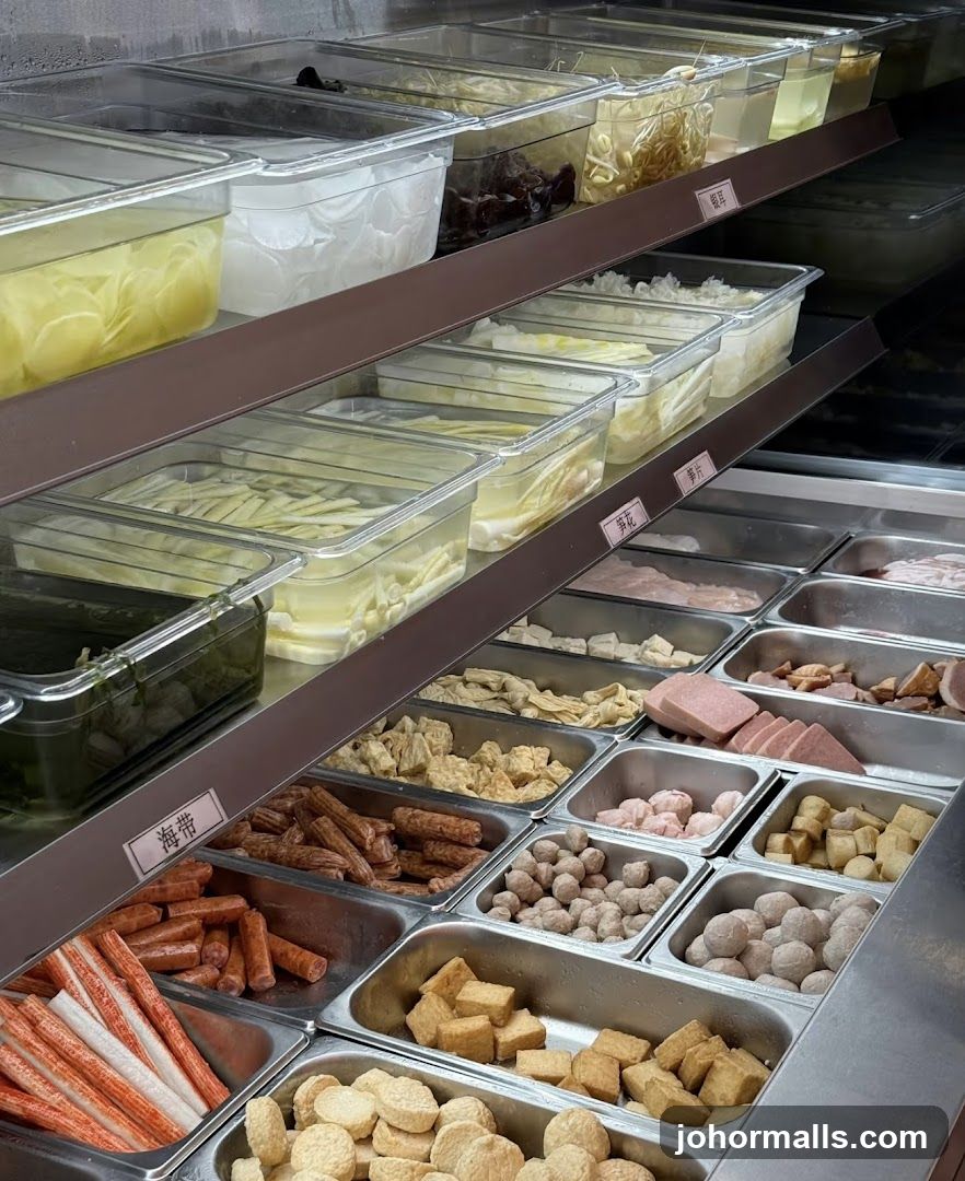 Food Display for Hot Pot or Similar Dish