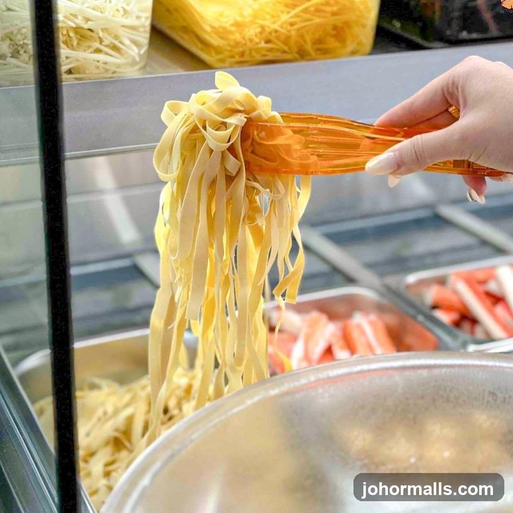 Noodles and Crab Sticks
