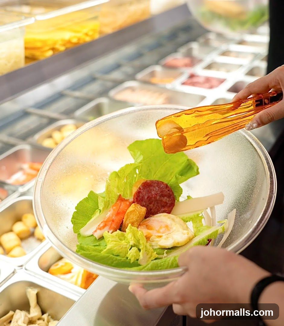 Self-serve food bar