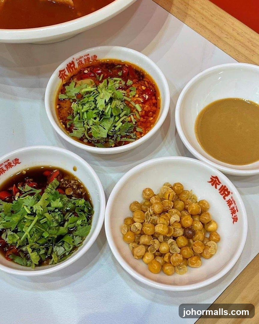 Dipping Sauces and Crispy Chickpeas