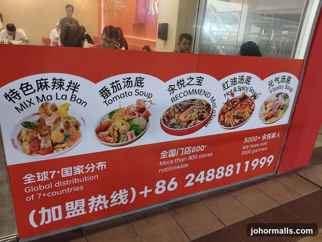 Food and Business Information Poster