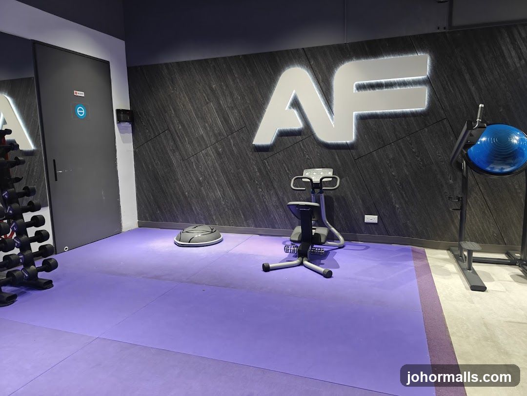 Gym Interior with Equipment