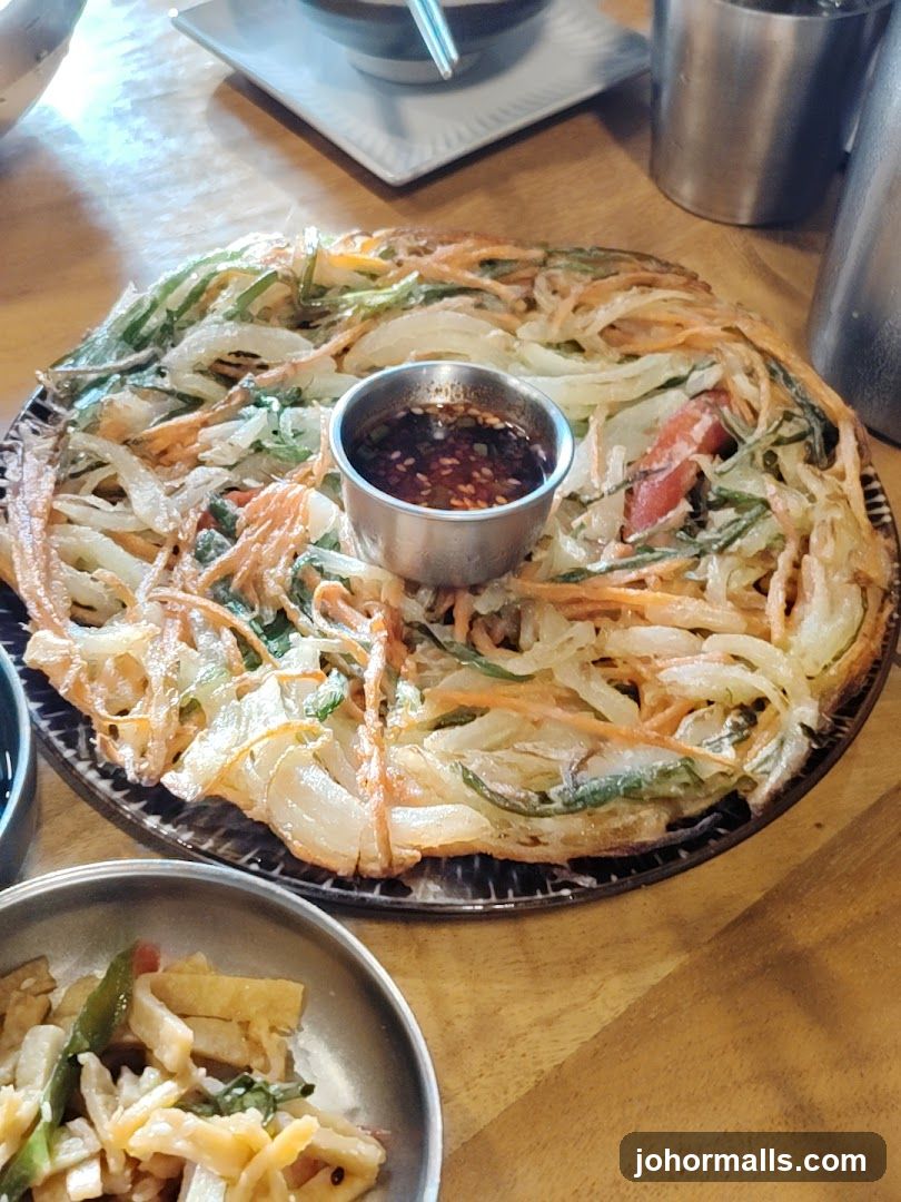 Korean Pancake with Dipping Sauce