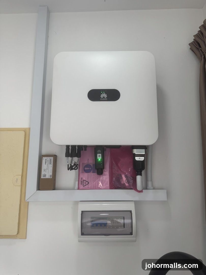 Huawei Solar Inverter and Electrical Panel