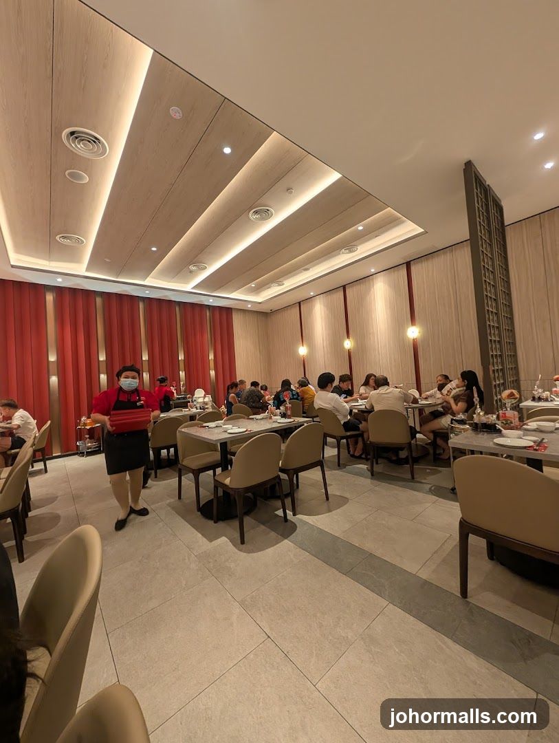 Restaurant Interior with Diners