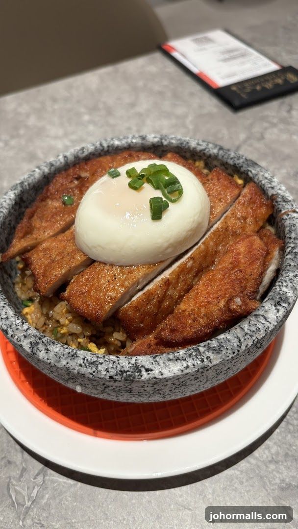 Pork Chop Fried Rice with Egg