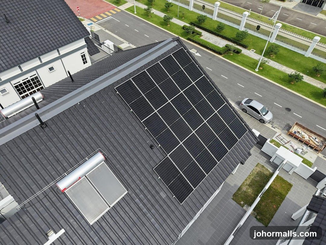 Rooftop Solar Panels and Water Heaters