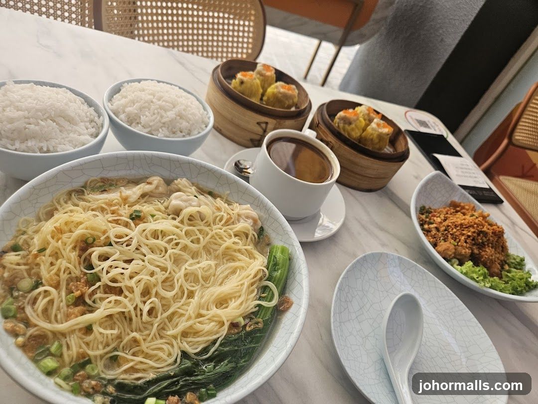 Dim Sum and Noodle Meal