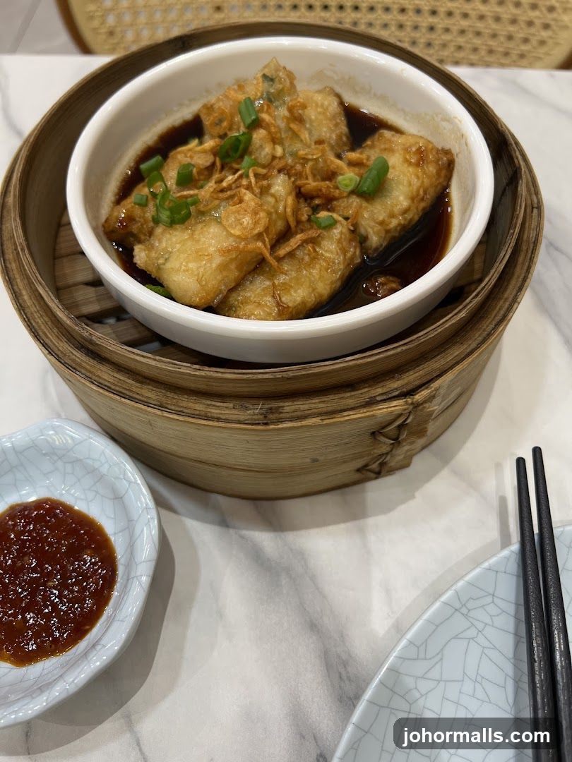 Steamed Tofu Skin Rolls