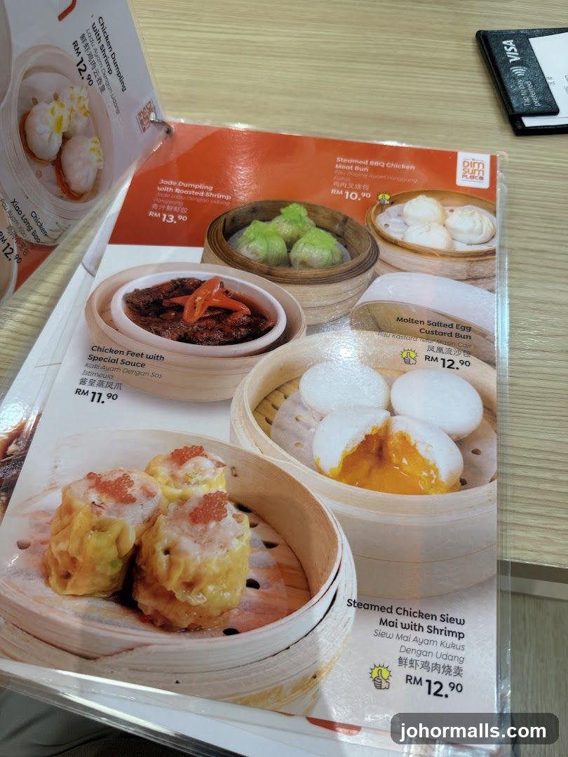 Dim Sum Menu