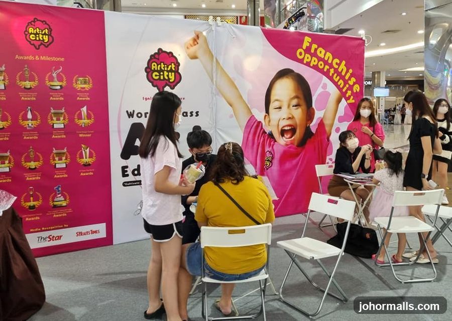 Artist City Franchise Opportunity Booth
