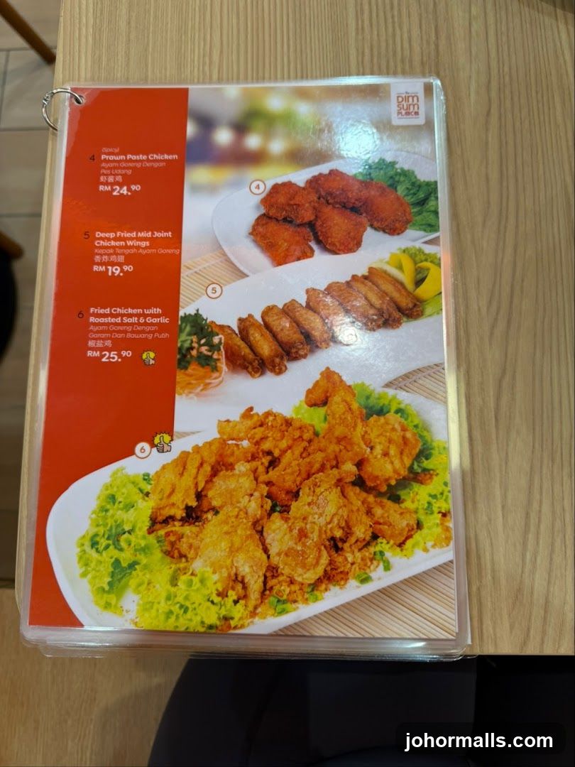 Dim Sum Place Menu