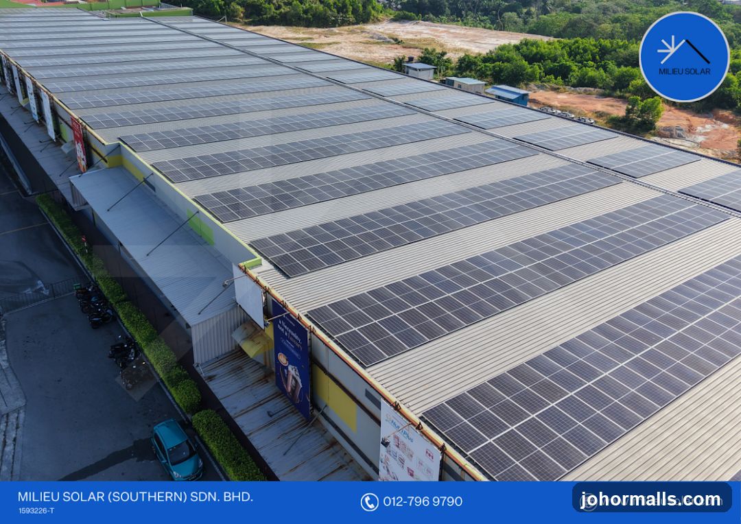 Milieu Solar Building with Solar Panels