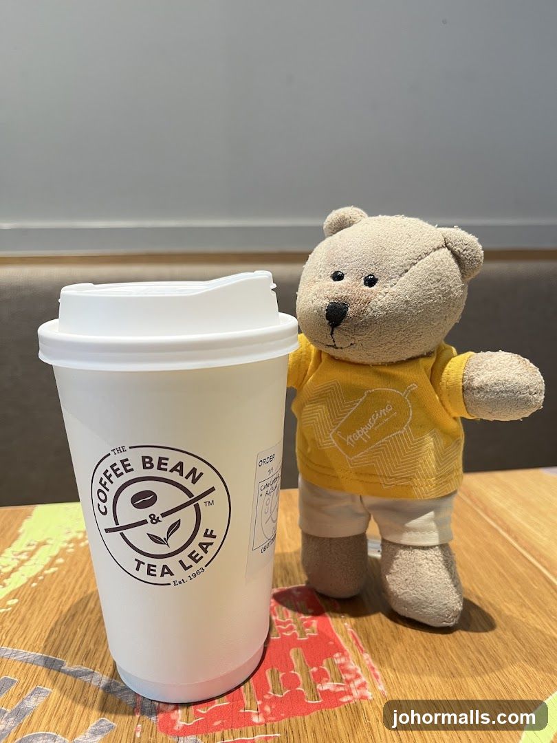 Teddy Bear with Coffee Cup