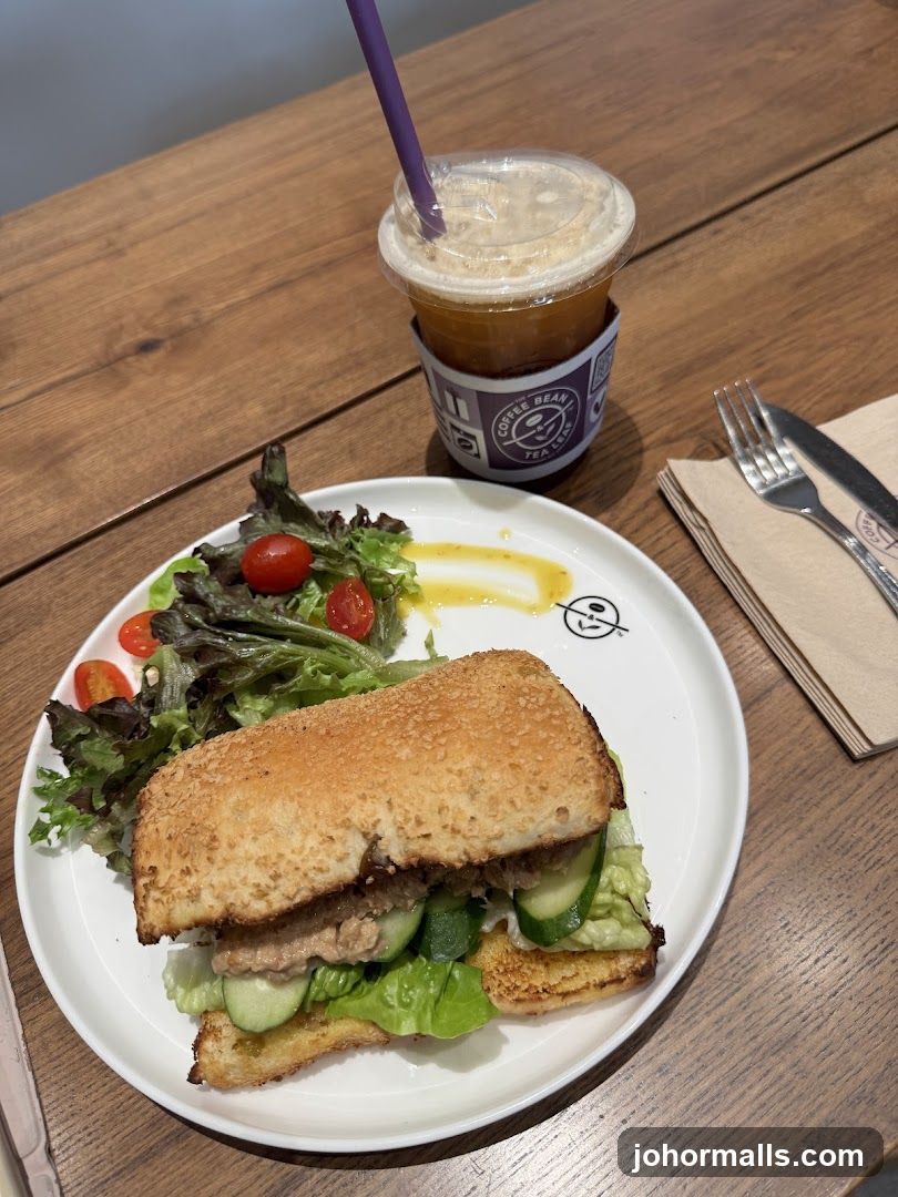 Sandwich and Drink