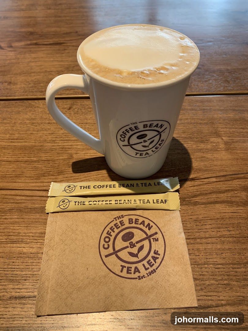 Coffee Drink with The Coffee Bean & Tea Leaf Branding