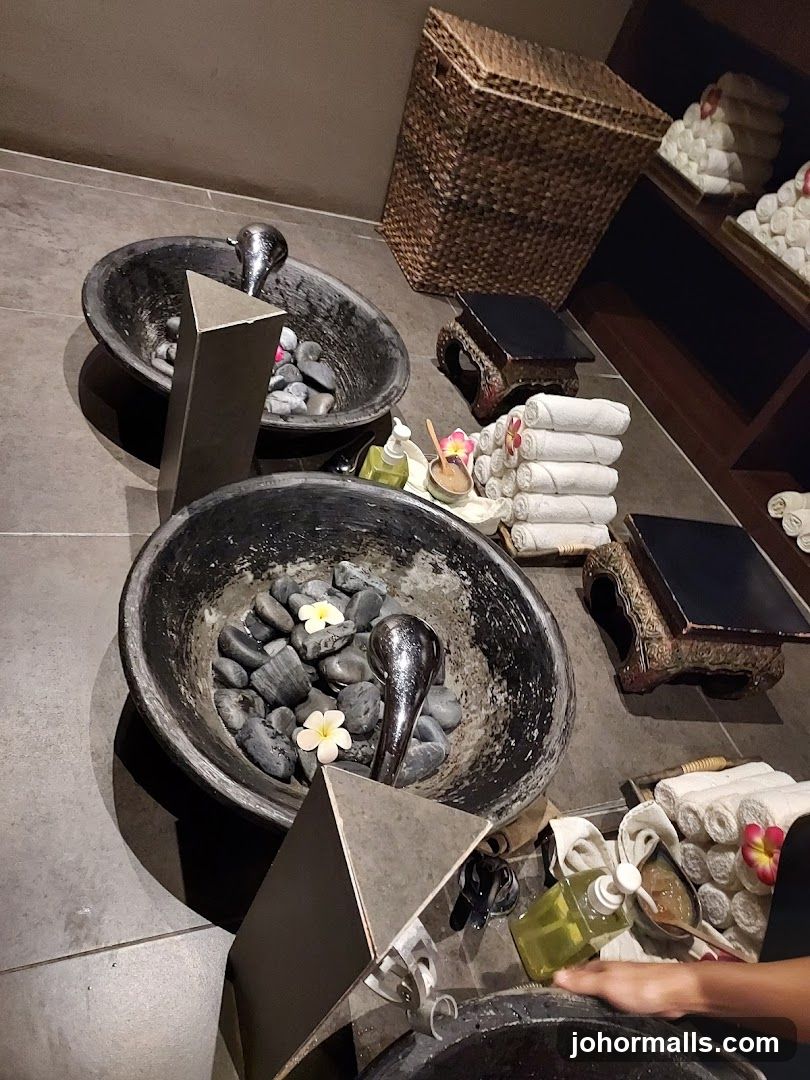 Spa Foot Soak Area