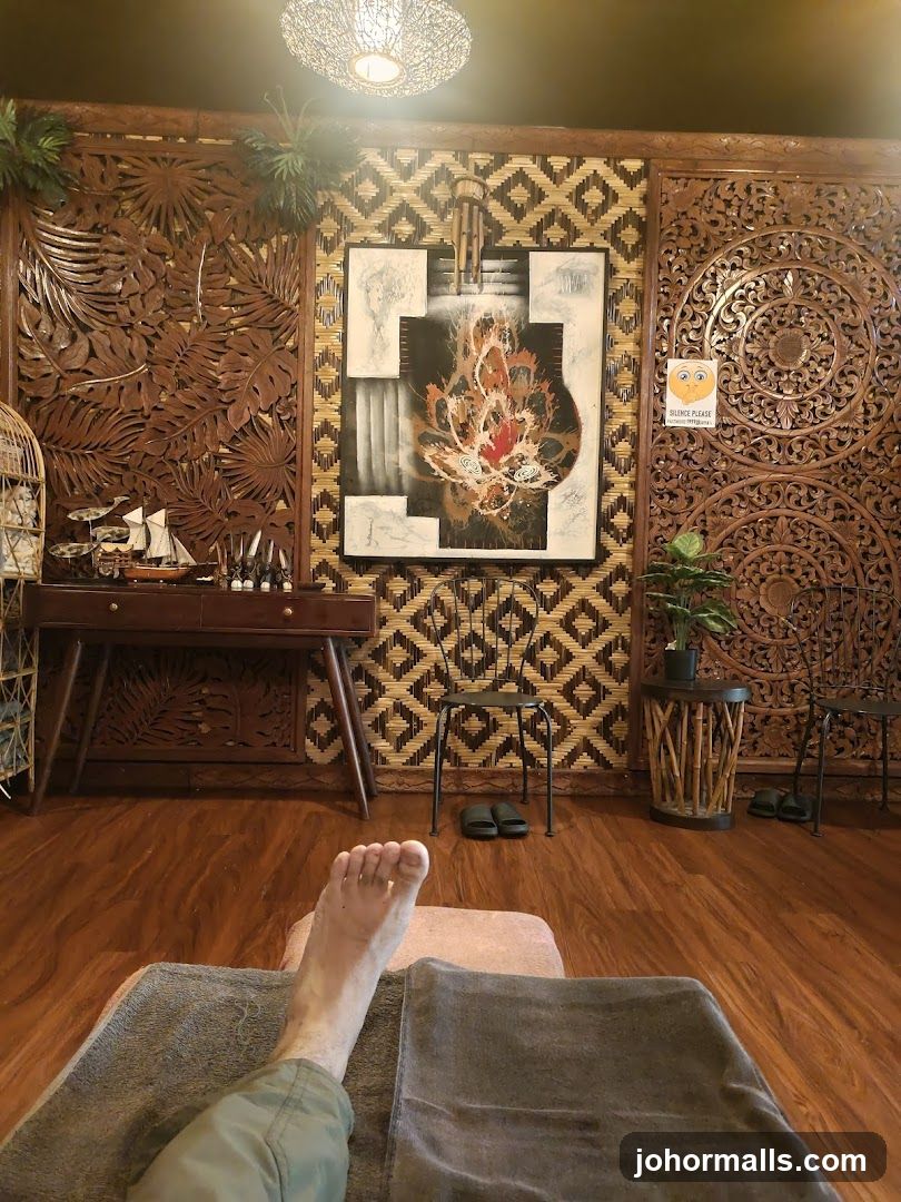 Relaxing Foot Massage Setting
