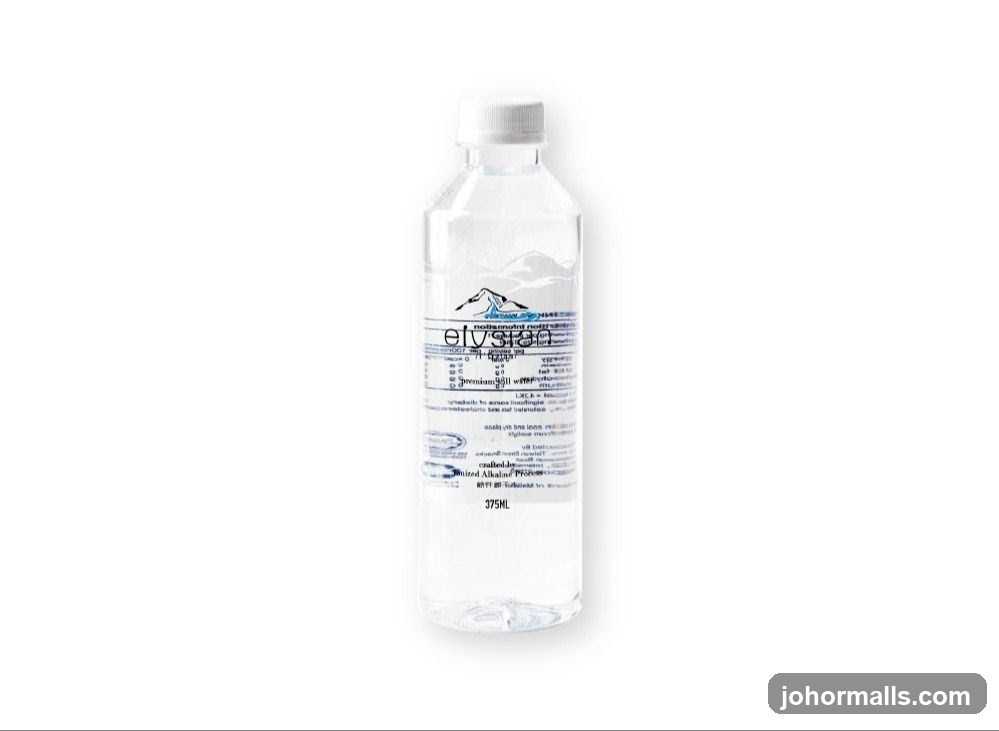 Bottle of Elysian Premium Water