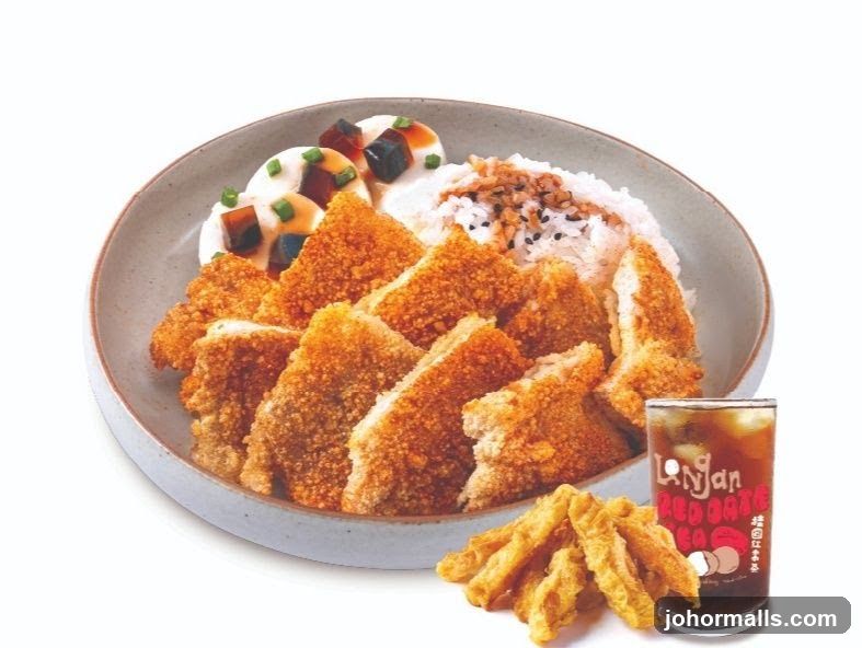 Fried Chicken Meal with Drink