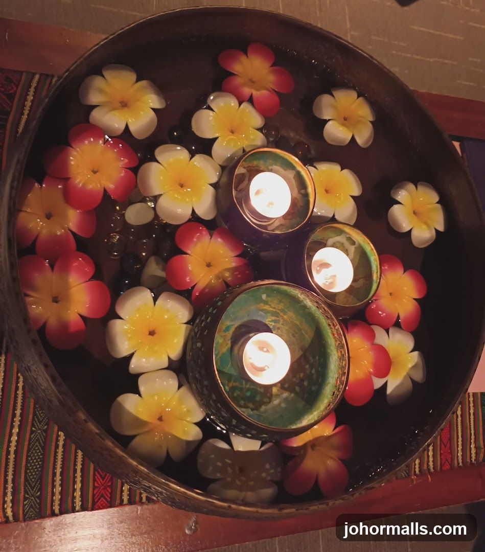 Floating Flowers and Candles