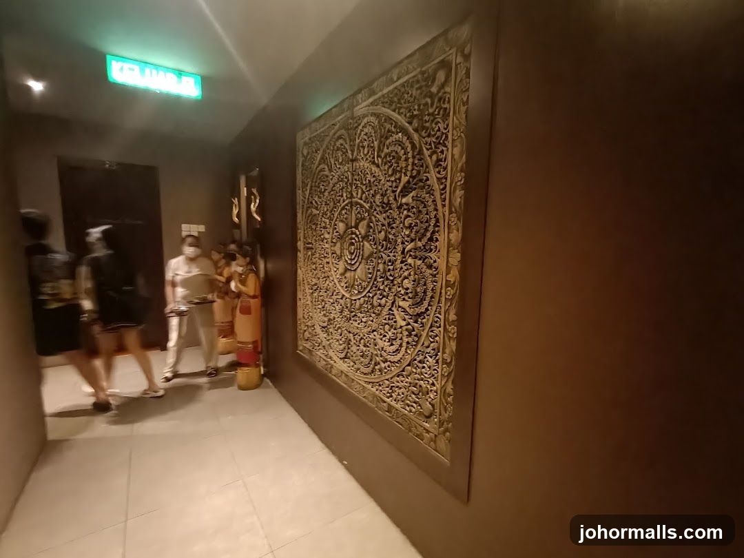 Hallway with Artwork and Staff