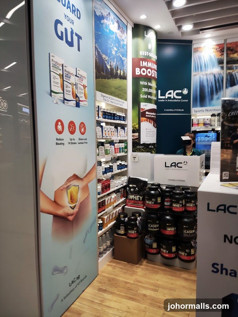 Health supplement store display