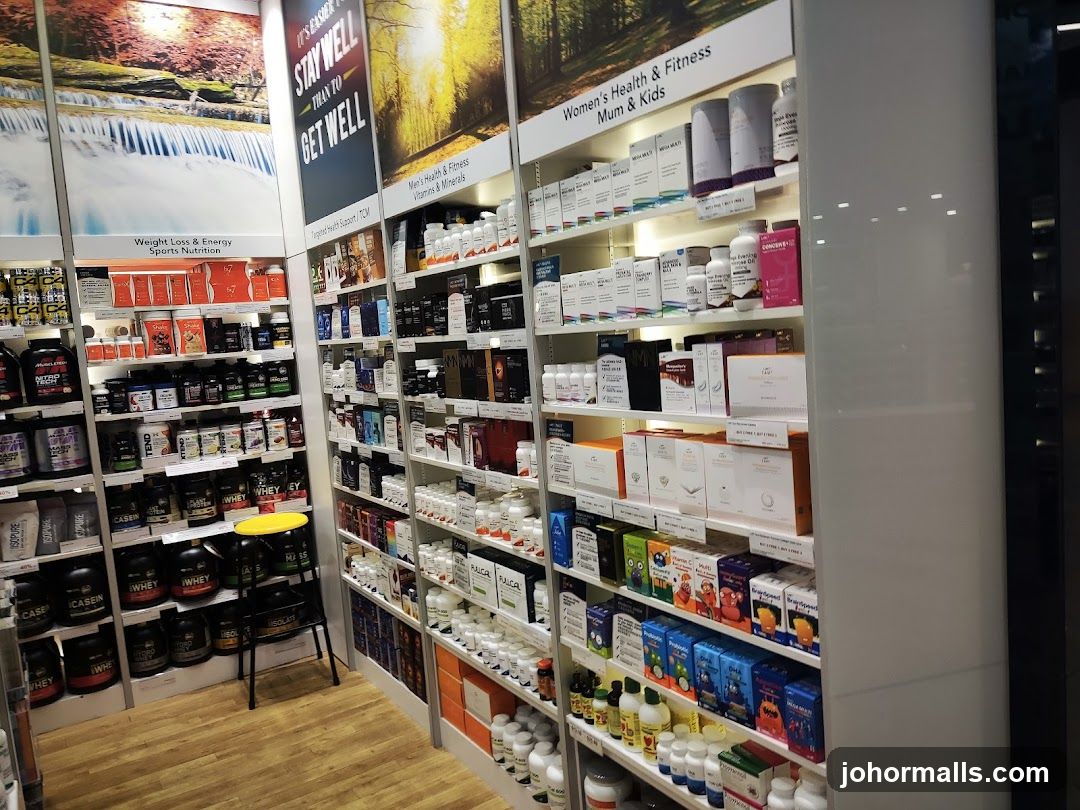 Health and Fitness Store Aisles