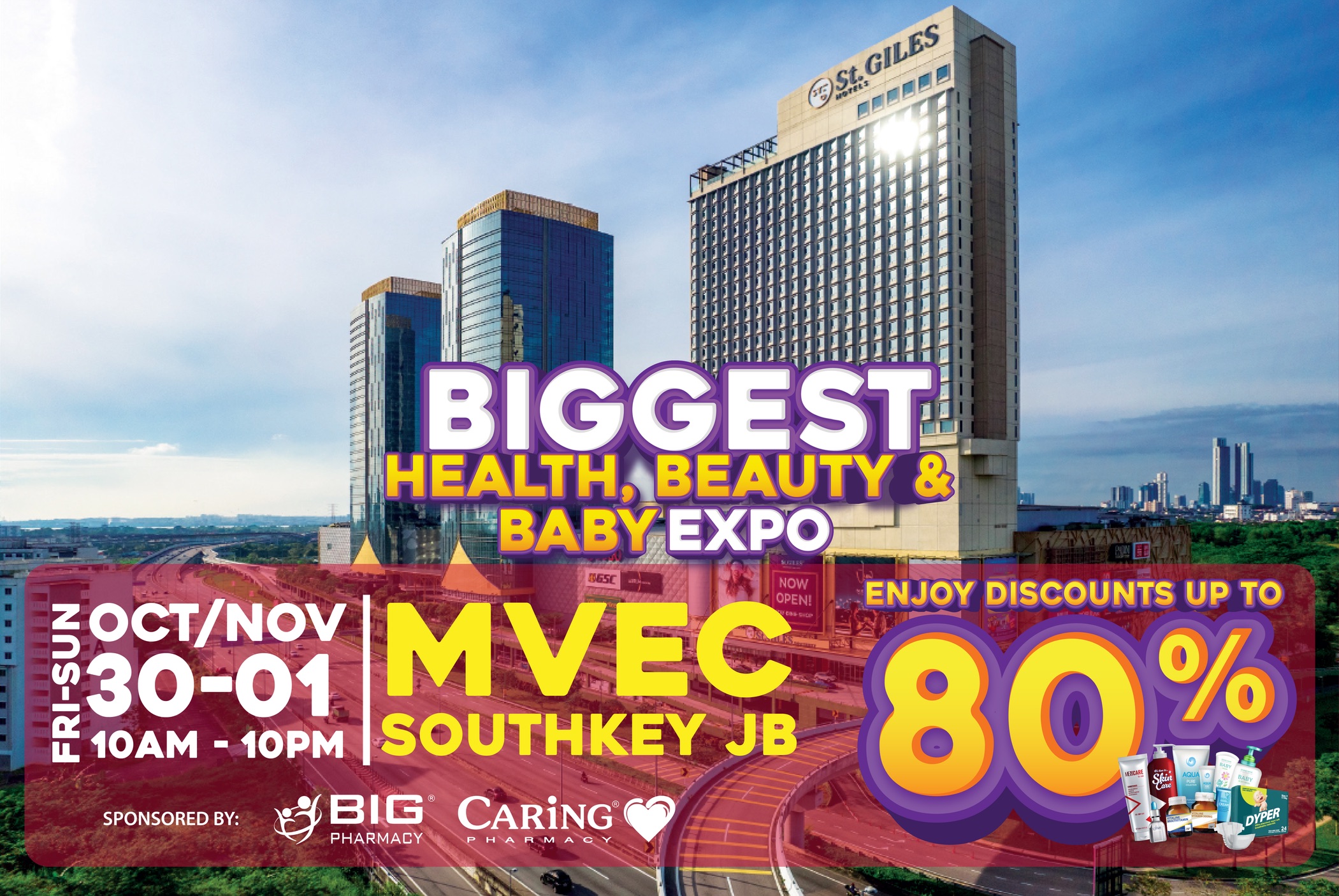 BIG PHARMACY Health, Beauty and Baby Expo at MVEC Southkey, 30 Oct to 1 Nov 2026