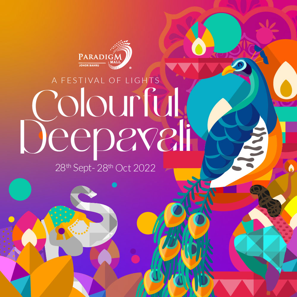 Colourful Deepavali at Paradigm Mall JB, 28 Sept to 28 Oct 2026