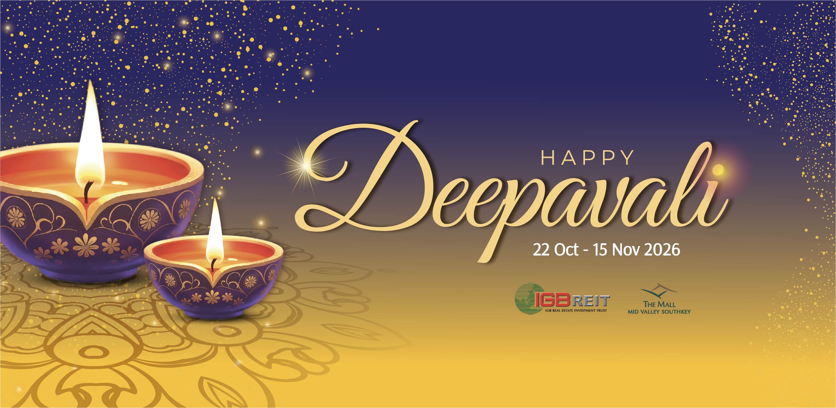 Happy Deepavali at Mid Valley Southkey, 22 October to 15 November 2026