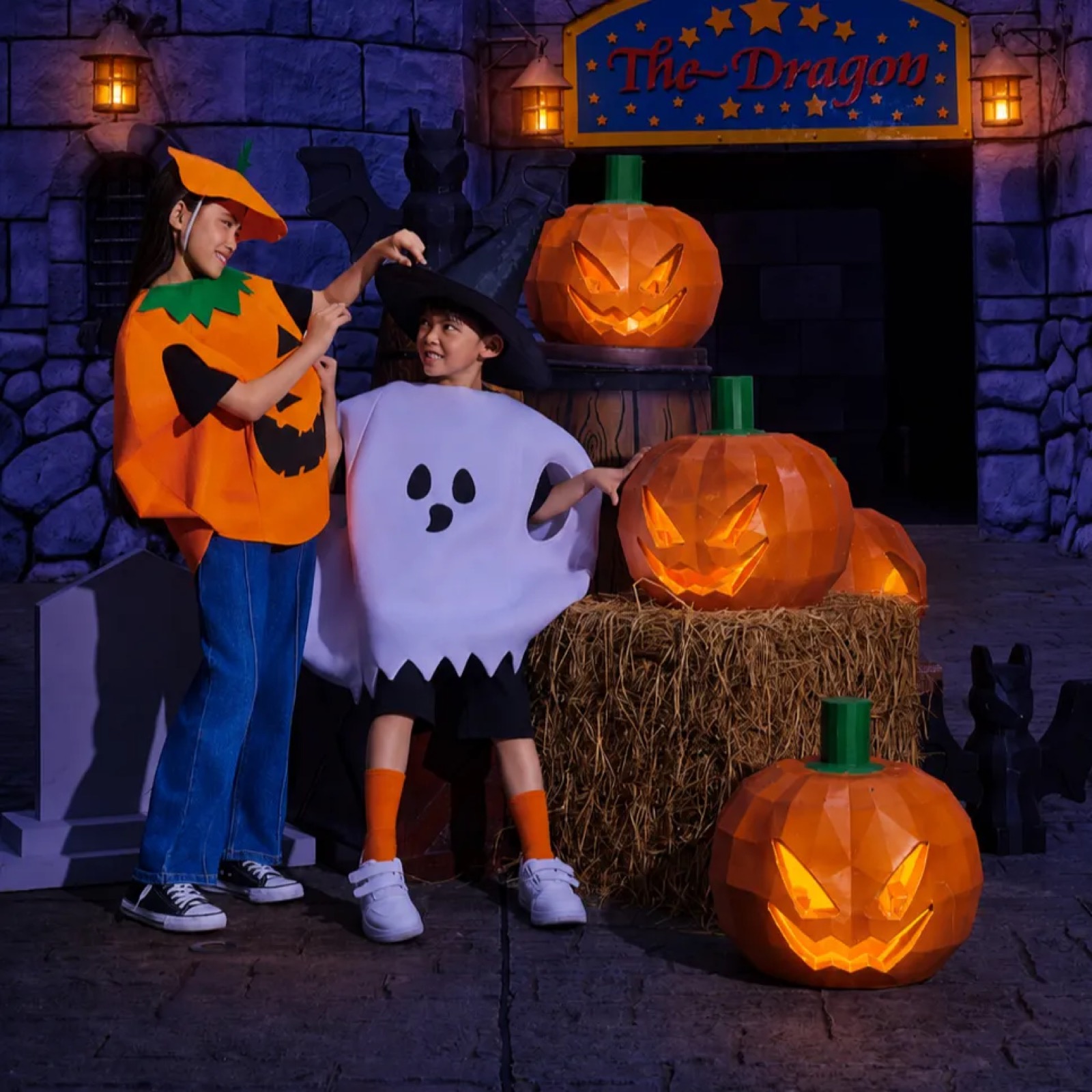Children in Halloween costumes at LEGOLAND Malaysia Brick-or-Treat 2026