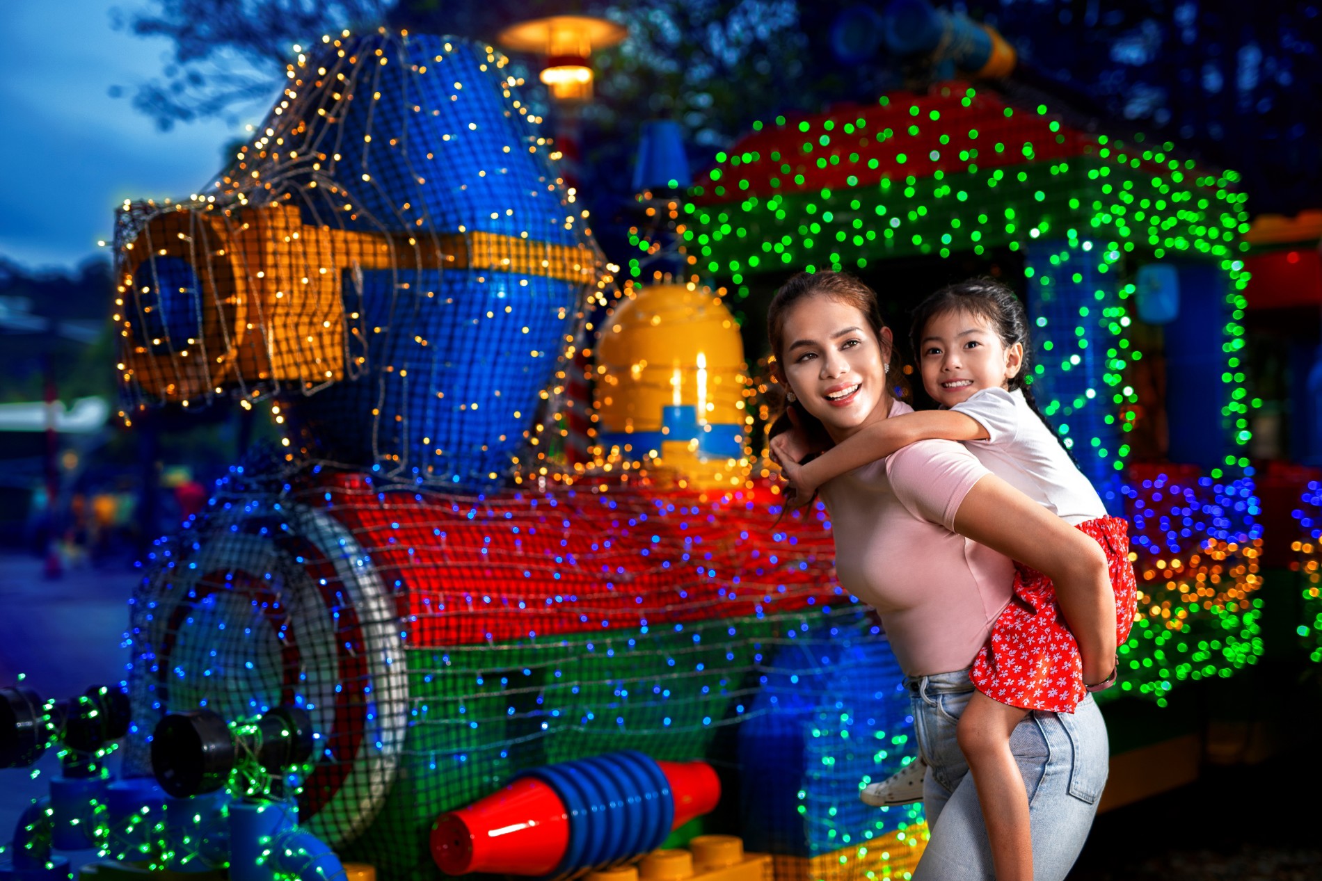 New Year Eve family celebration image from LEGOLAND Malaysia Brick-Tacular Holiday 2026
