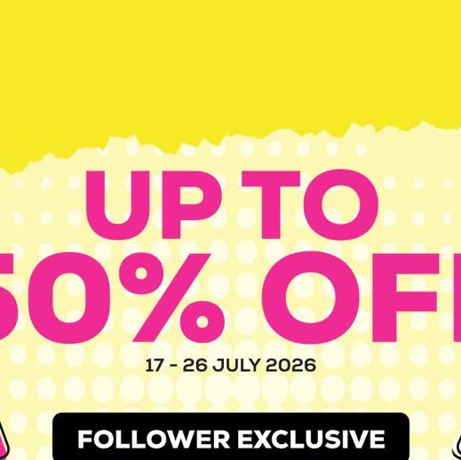 Matsukiyo KSL City Mall opening promotion banner with up to 40% off and free limited edition reusable bag