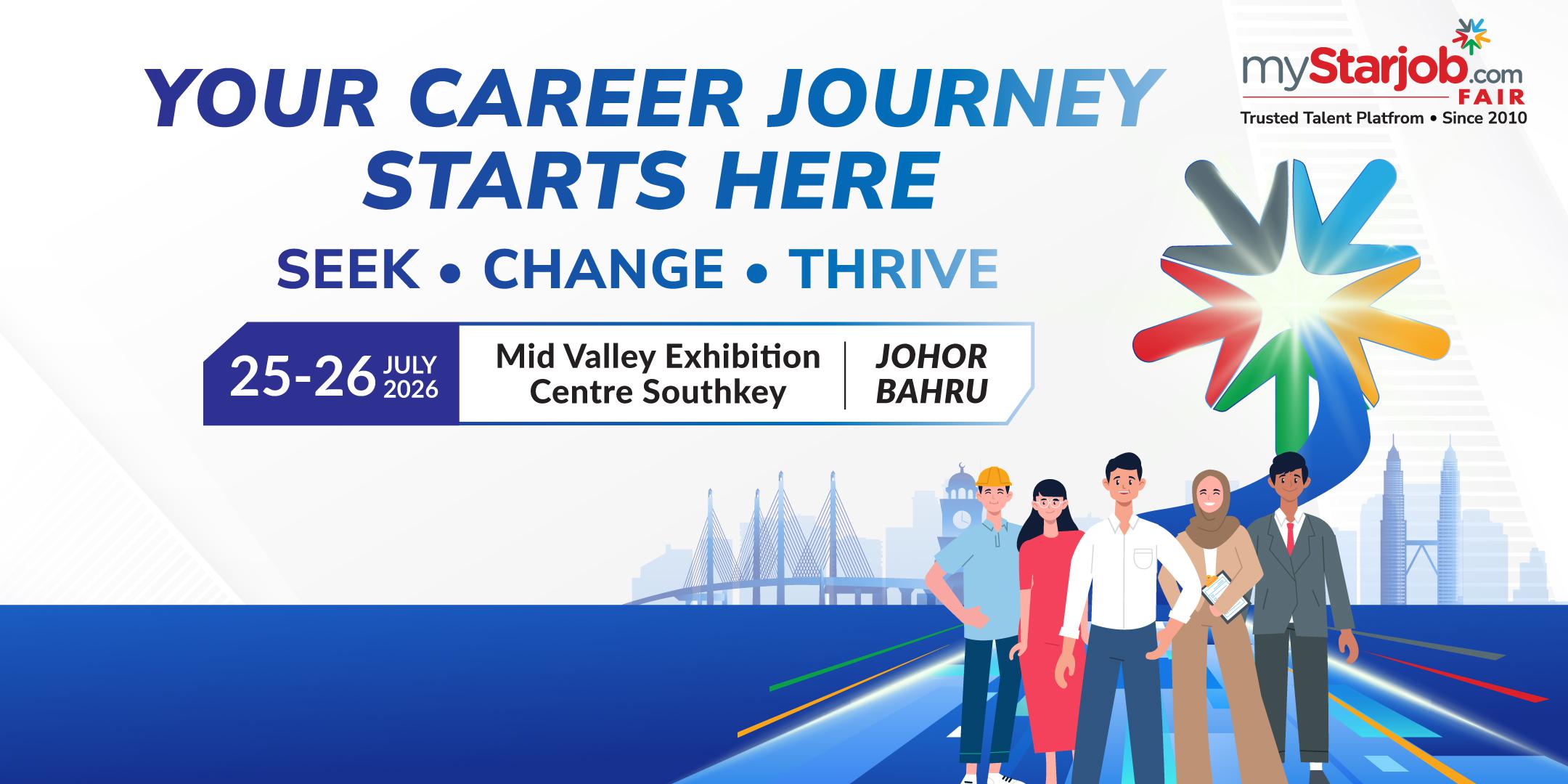 myStarjob Fair 2026 at MVEC Southkey JB: Top Employers, On-the-Spot Interviews (25-26 Jul)