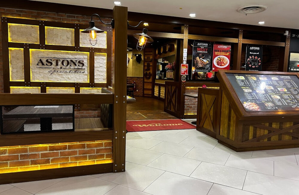 Aston Specialities store front inside Paradigm Mall